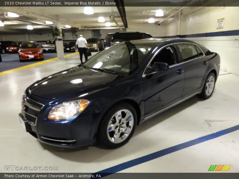 Imperial Blue Metallic / Ebony 2010 Chevrolet Malibu LT Sedan
