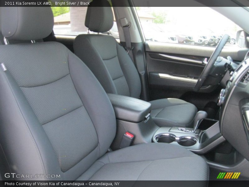 Bright Silver / Black 2011 Kia Sorento LX AWD