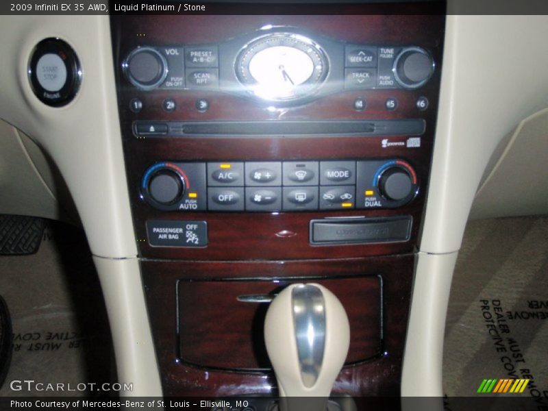 Liquid Platinum / Stone 2009 Infiniti EX 35 AWD