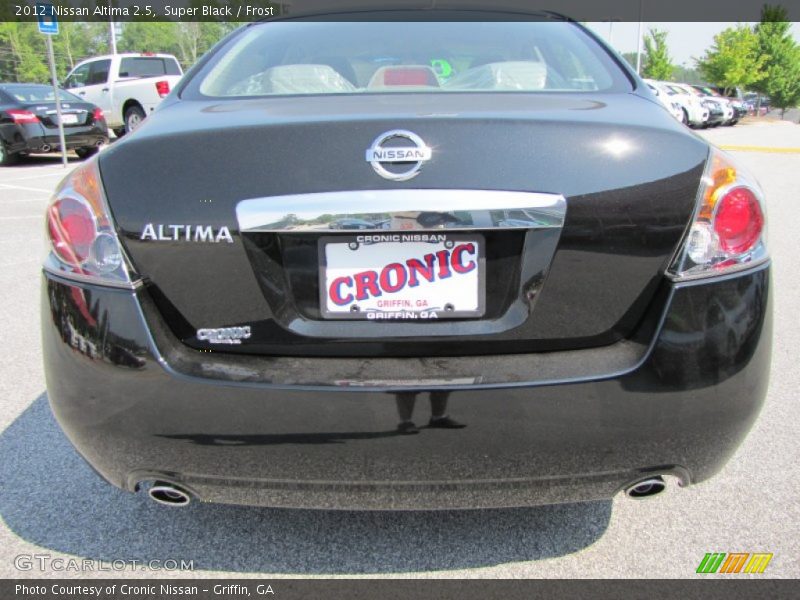 Super Black / Frost 2012 Nissan Altima 2.5