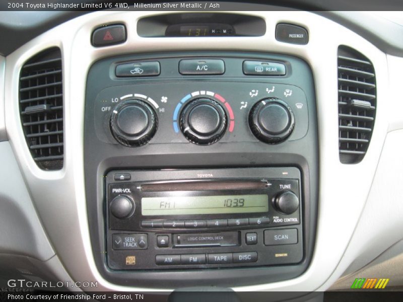 Millenium Silver Metallic / Ash 2004 Toyota Highlander Limited V6 4WD