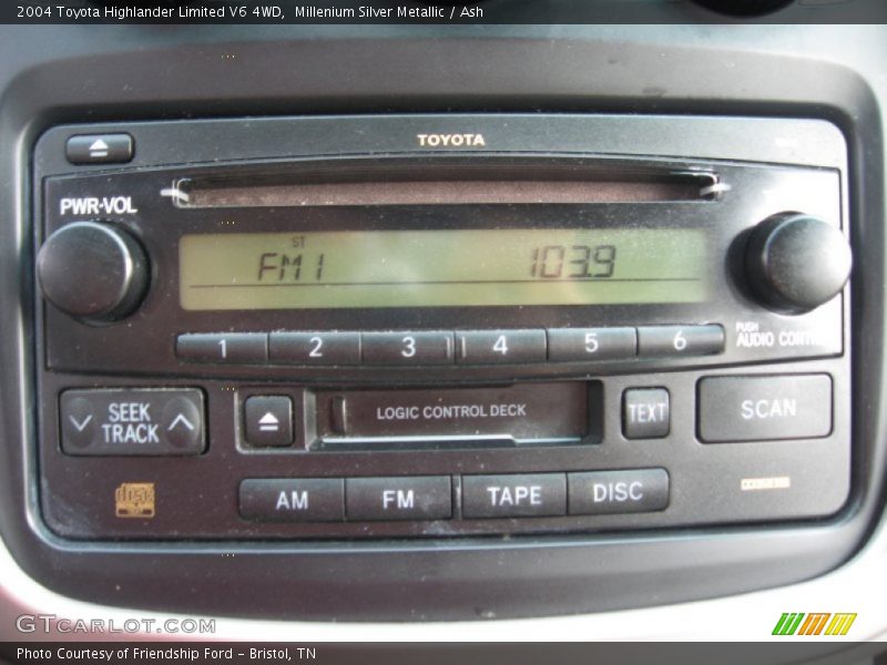 Millenium Silver Metallic / Ash 2004 Toyota Highlander Limited V6 4WD