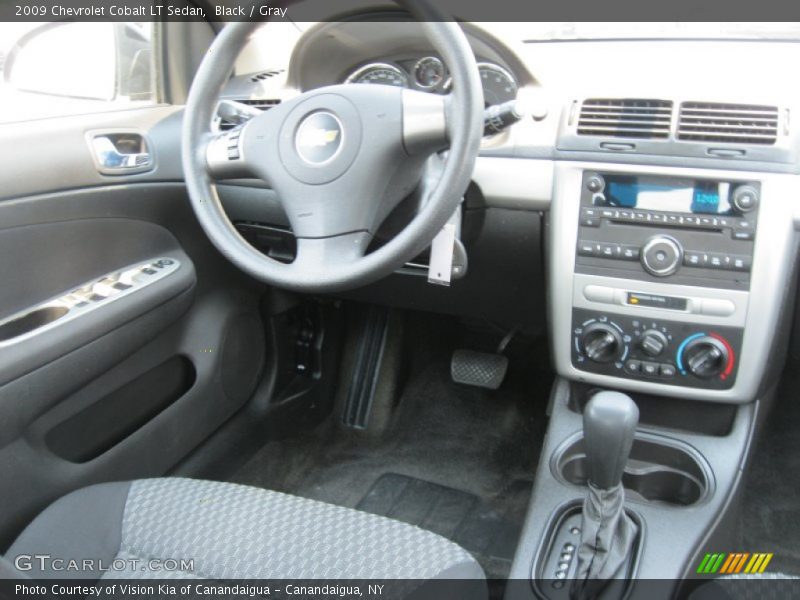 Black / Gray 2009 Chevrolet Cobalt LT Sedan