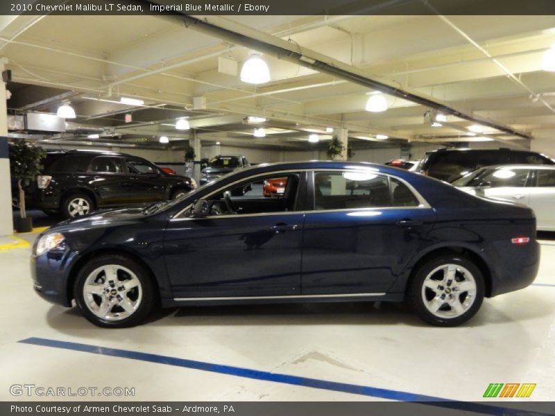 Imperial Blue Metallic / Ebony 2010 Chevrolet Malibu LT Sedan