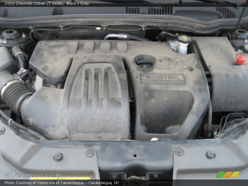 Black / Gray 2009 Chevrolet Cobalt LT Sedan