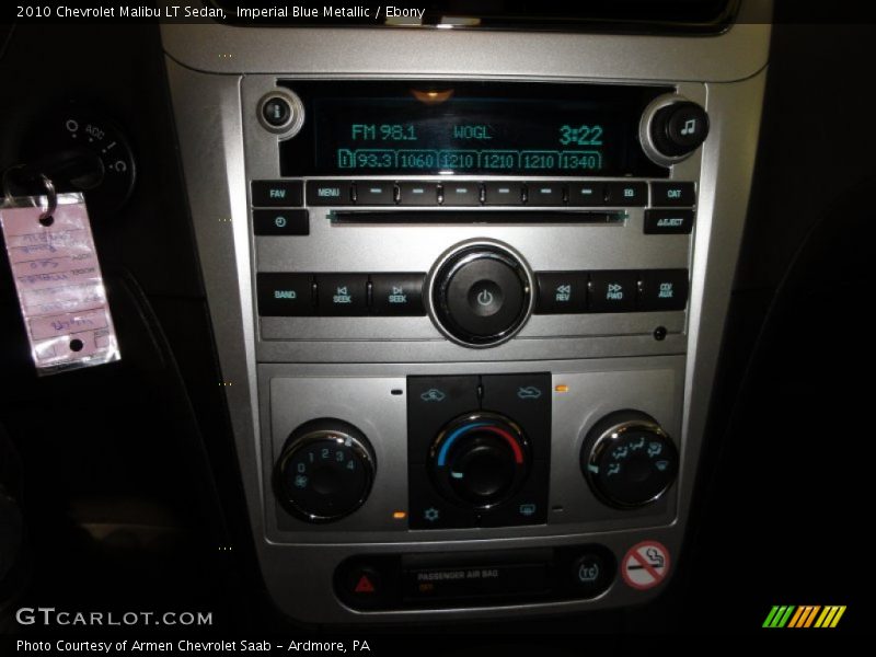 Imperial Blue Metallic / Ebony 2010 Chevrolet Malibu LT Sedan