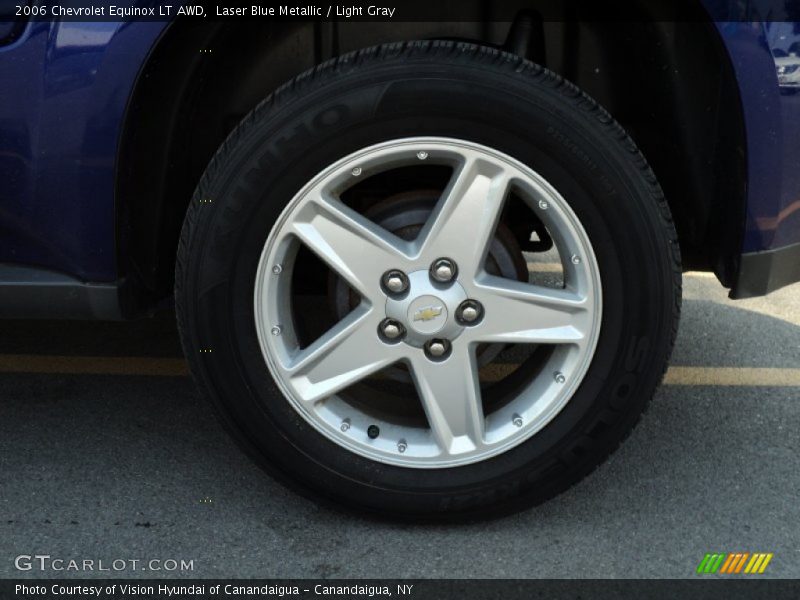 Laser Blue Metallic / Light Gray 2006 Chevrolet Equinox LT AWD