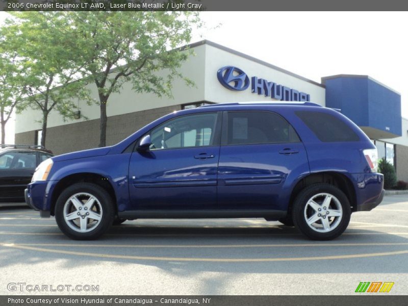 Laser Blue Metallic / Light Gray 2006 Chevrolet Equinox LT AWD