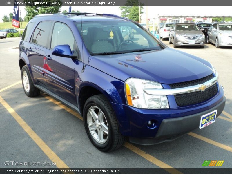 Laser Blue Metallic / Light Gray 2006 Chevrolet Equinox LT AWD