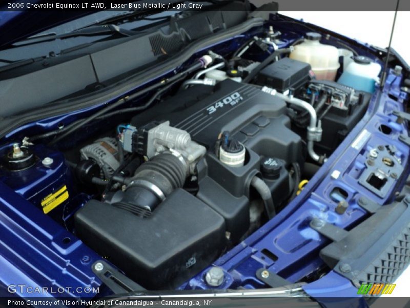 Laser Blue Metallic / Light Gray 2006 Chevrolet Equinox LT AWD