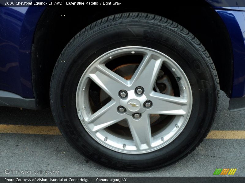 Laser Blue Metallic / Light Gray 2006 Chevrolet Equinox LT AWD