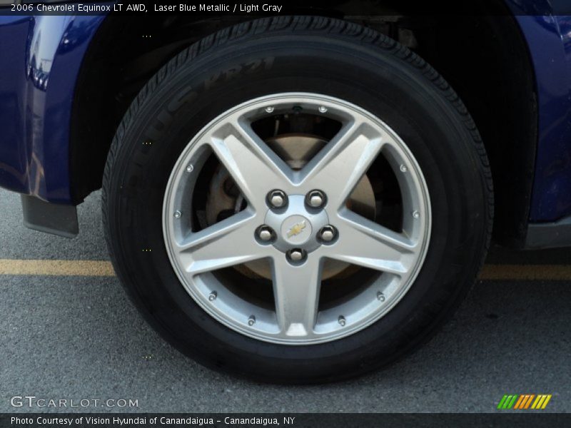 Laser Blue Metallic / Light Gray 2006 Chevrolet Equinox LT AWD