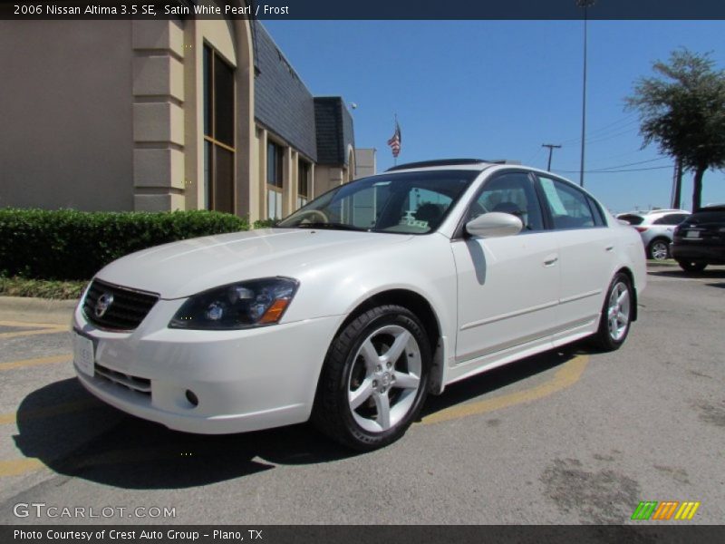Satin White Pearl / Frost 2006 Nissan Altima 3.5 SE