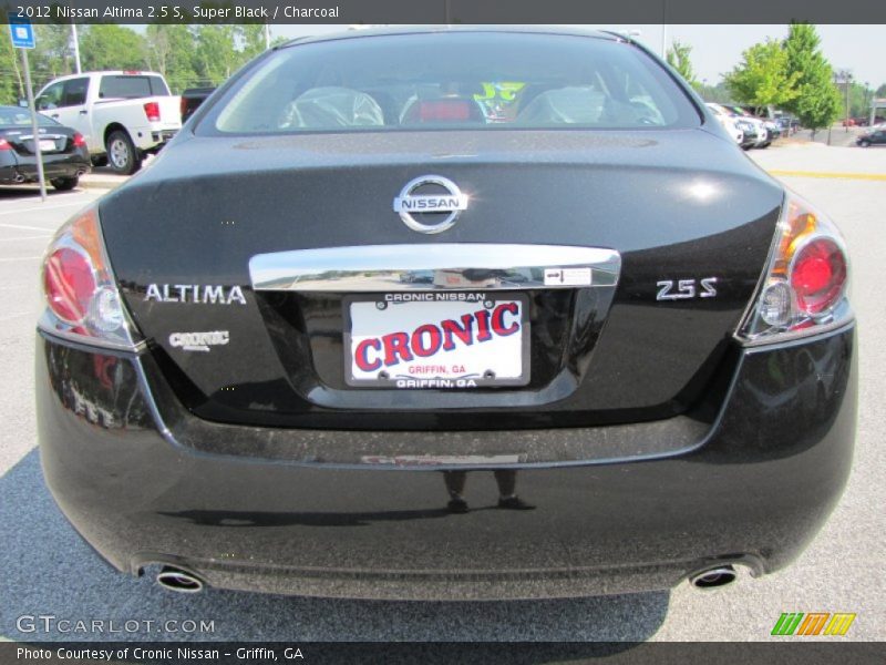 Super Black / Charcoal 2012 Nissan Altima 2.5 S