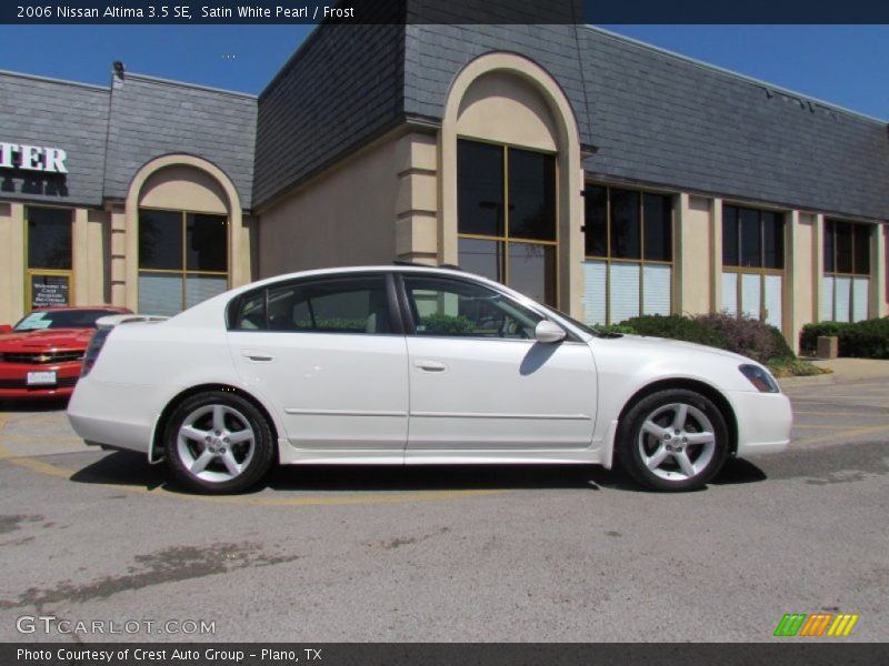 Satin White Pearl / Frost 2006 Nissan Altima 3.5 SE