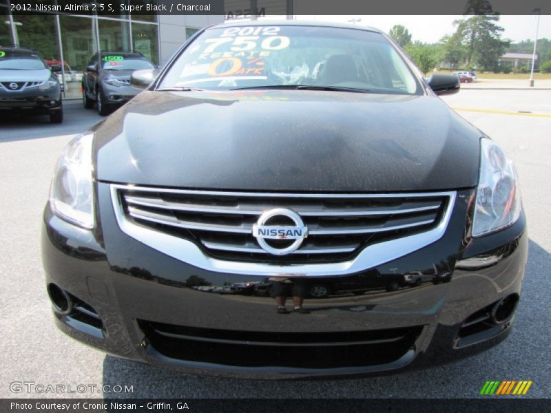 Super Black / Charcoal 2012 Nissan Altima 2.5 S