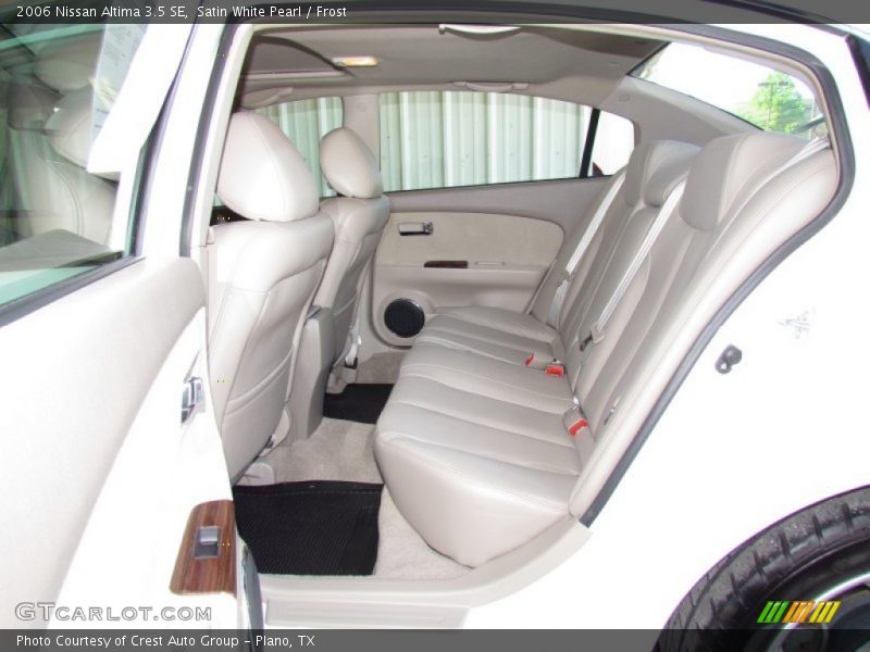 Satin White Pearl / Frost 2006 Nissan Altima 3.5 SE