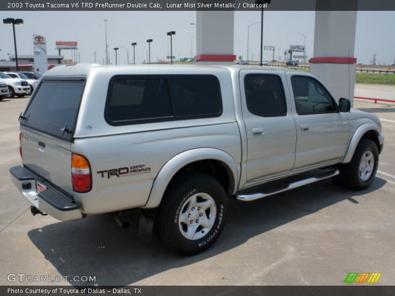 Lunar Mist Silver Metallic / Charcoal 2003 Toyota Tacoma V6 TRD PreRunner Double Cab