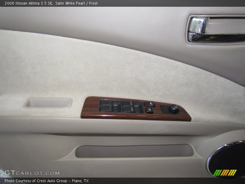 Satin White Pearl / Frost 2006 Nissan Altima 3.5 SE