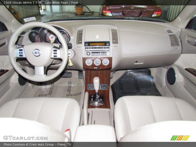 Satin White Pearl / Frost 2006 Nissan Altima 3.5 SE