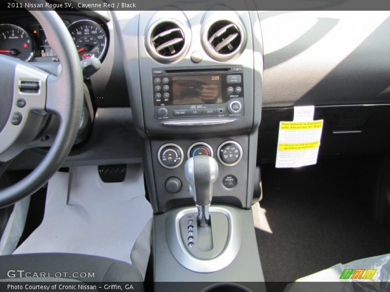 Cayenne Red / Black 2011 Nissan Rogue SV