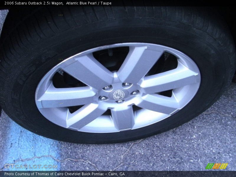 Atlantic Blue Pearl / Taupe 2006 Subaru Outback 2.5i Wagon