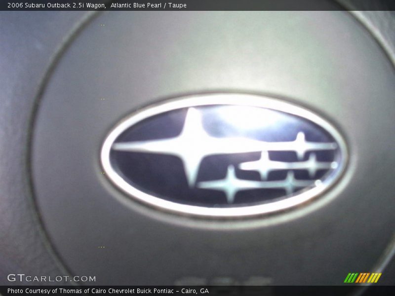 Atlantic Blue Pearl / Taupe 2006 Subaru Outback 2.5i Wagon