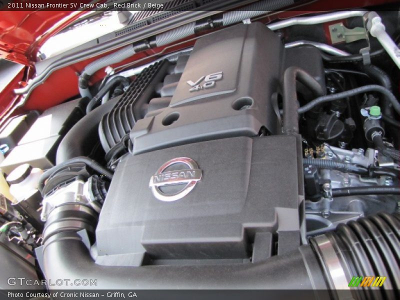 Red Brick / Beige 2011 Nissan Frontier SV Crew Cab