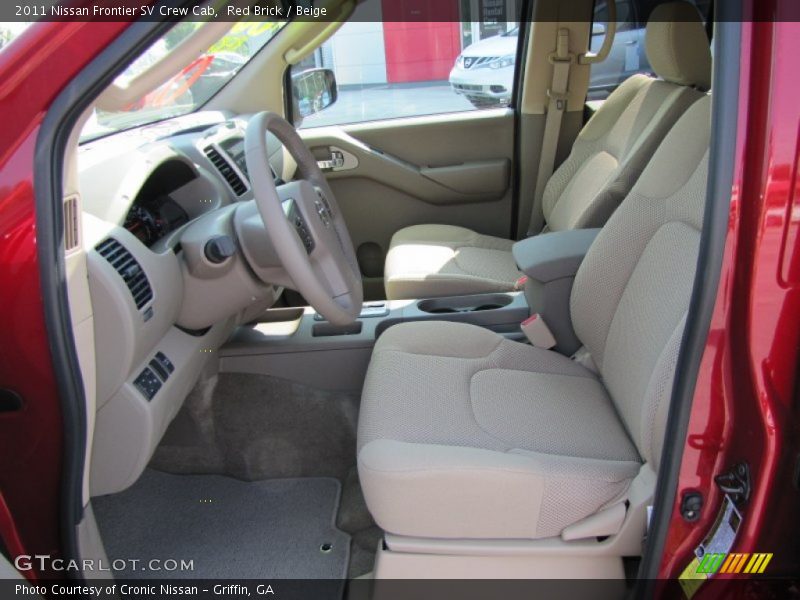 Red Brick / Beige 2011 Nissan Frontier SV Crew Cab