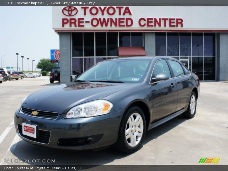 Cyber Gray Metallic / Gray 2010 Chevrolet Impala LT