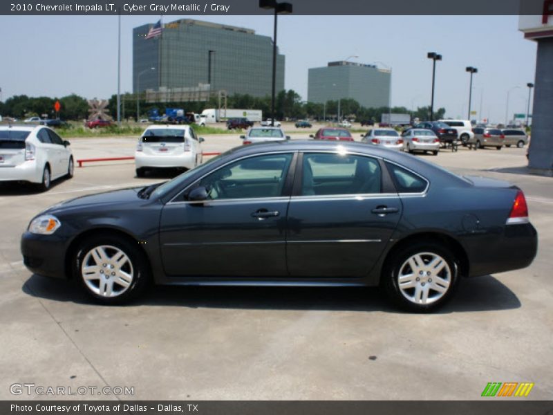 Cyber Gray Metallic / Gray 2010 Chevrolet Impala LT