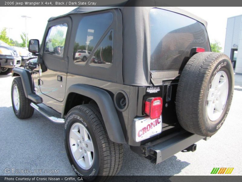 Black / Dark Slate Gray 2006 Jeep Wrangler X 4x4