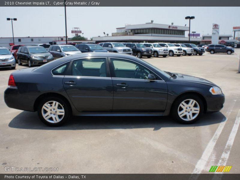 Cyber Gray Metallic / Gray 2010 Chevrolet Impala LT