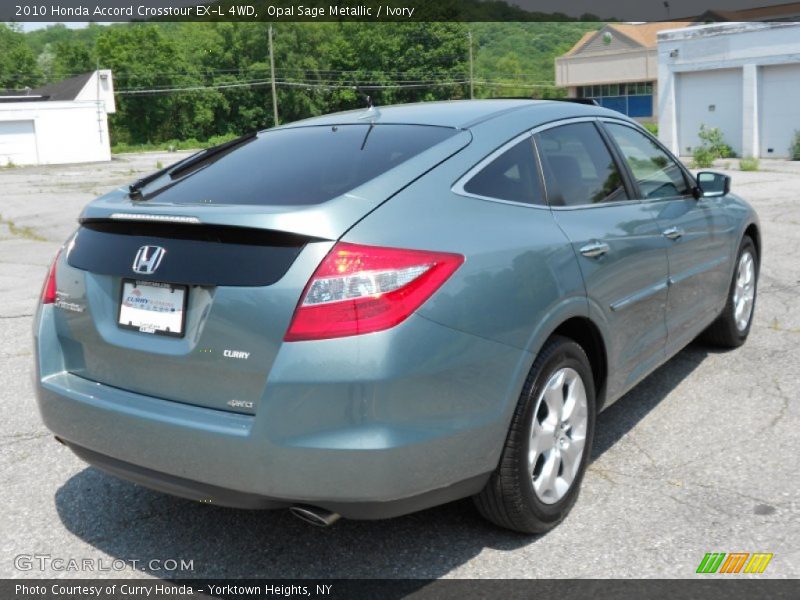 Opal Sage Metallic / Ivory 2010 Honda Accord Crosstour EX-L 4WD