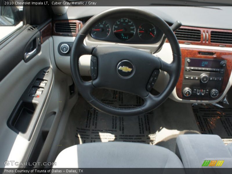 Cyber Gray Metallic / Gray 2010 Chevrolet Impala LT