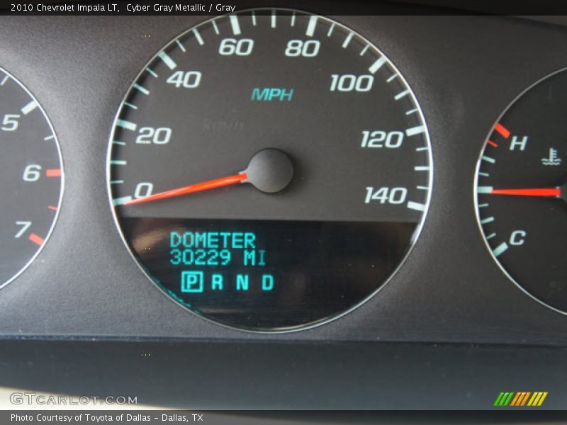 Cyber Gray Metallic / Gray 2010 Chevrolet Impala LT