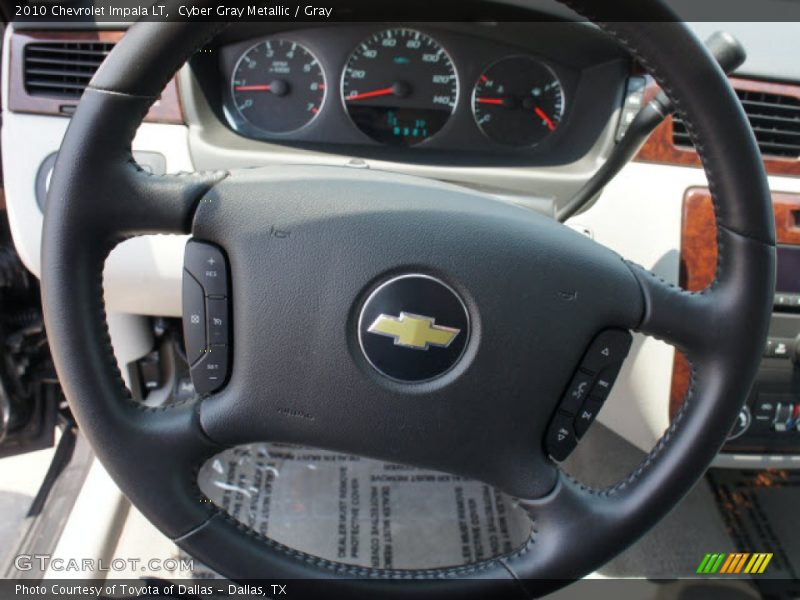 Cyber Gray Metallic / Gray 2010 Chevrolet Impala LT