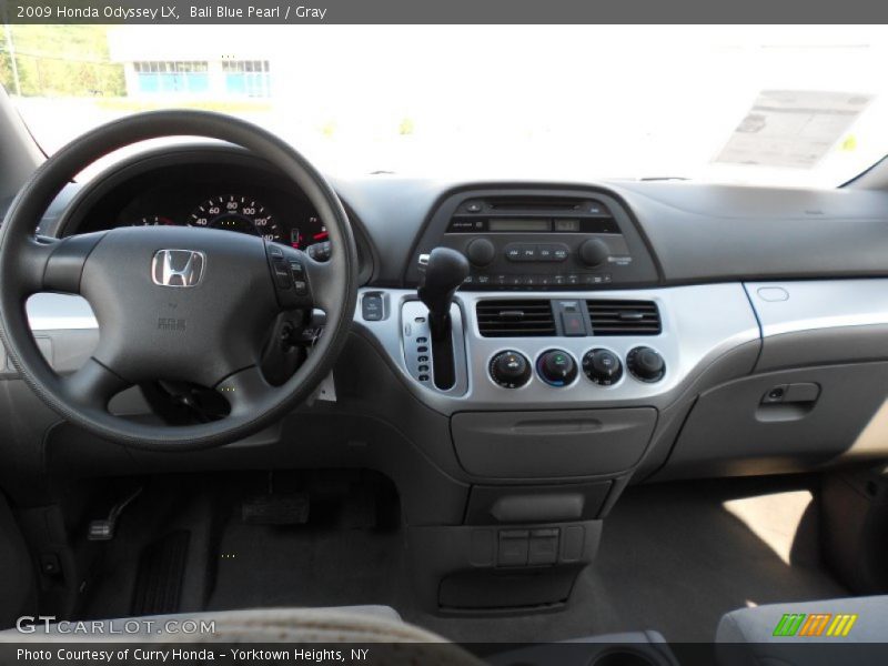 Dashboard of 2009 Odyssey LX