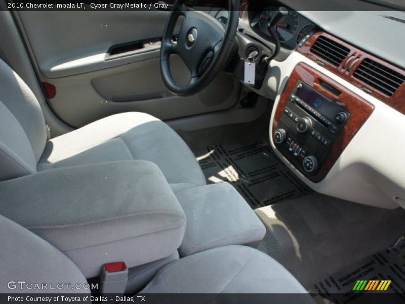 Cyber Gray Metallic / Gray 2010 Chevrolet Impala LT
