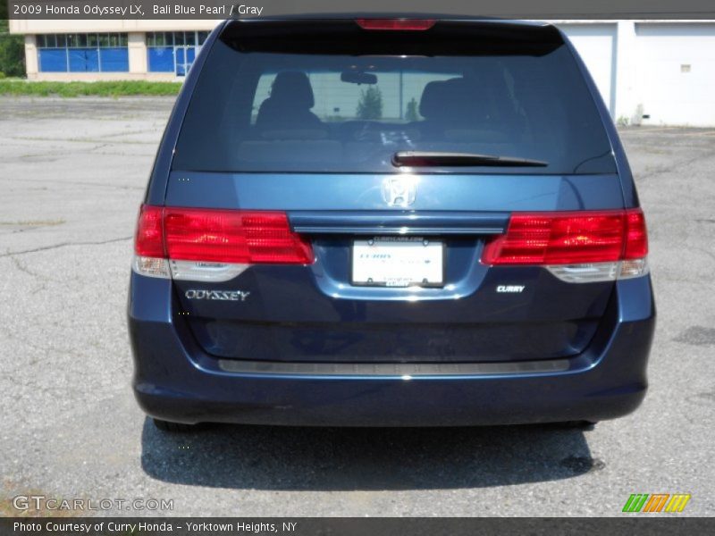 Bali Blue Pearl / Gray 2009 Honda Odyssey LX