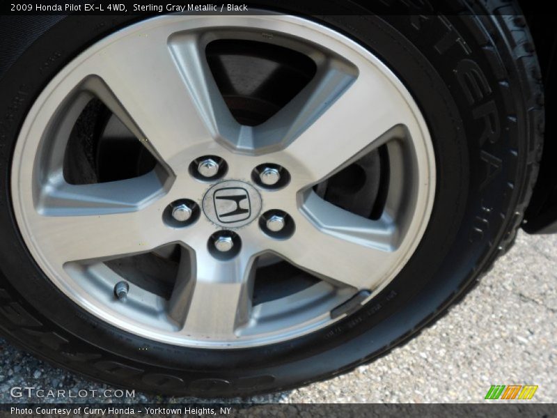 Sterling Gray Metallic / Black 2009 Honda Pilot EX-L 4WD