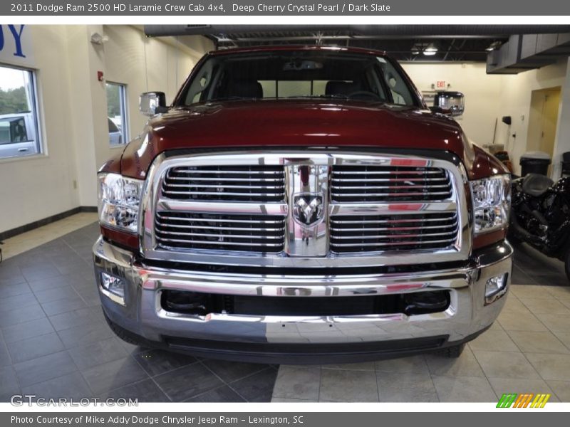 Deep Cherry Crystal Pearl / Dark Slate 2011 Dodge Ram 2500 HD Laramie Crew Cab 4x4