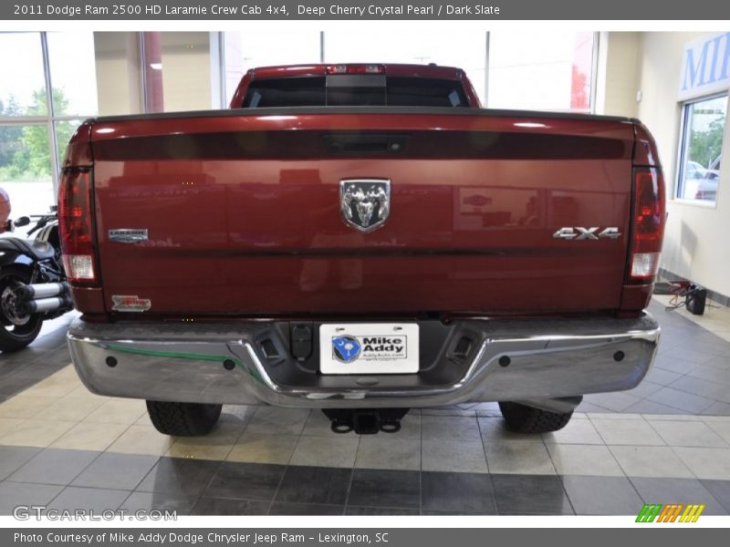 Deep Cherry Crystal Pearl / Dark Slate 2011 Dodge Ram 2500 HD Laramie Crew Cab 4x4