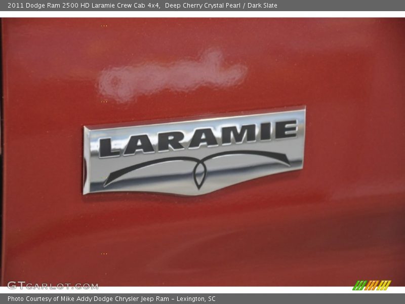 Deep Cherry Crystal Pearl / Dark Slate 2011 Dodge Ram 2500 HD Laramie Crew Cab 4x4