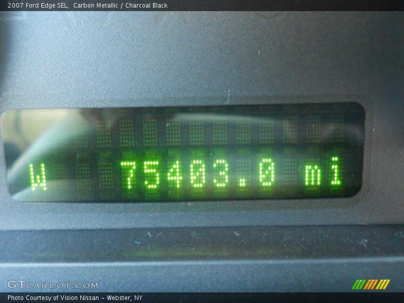 Carbon Metallic / Charcoal Black 2007 Ford Edge SEL
