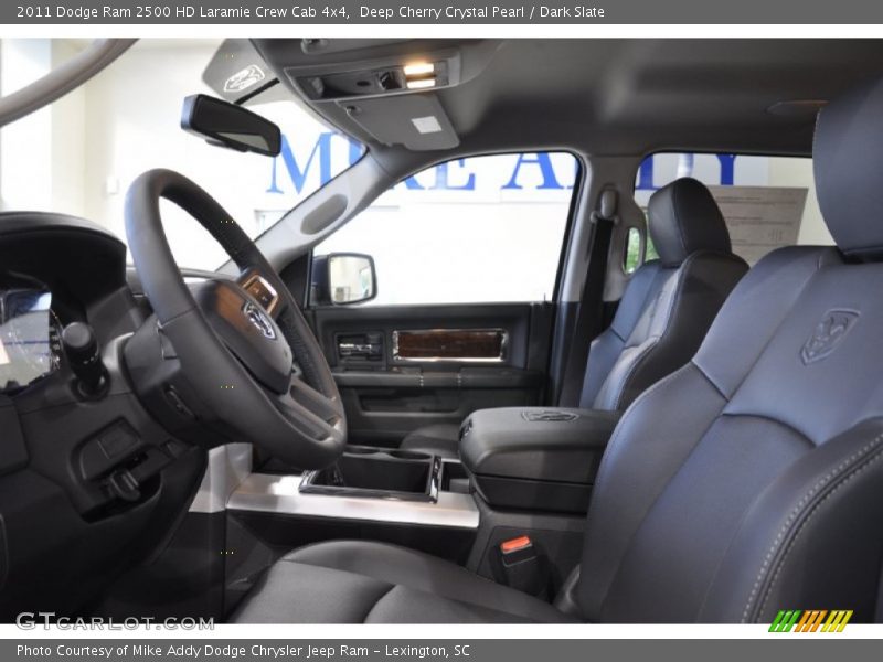 Deep Cherry Crystal Pearl / Dark Slate 2011 Dodge Ram 2500 HD Laramie Crew Cab 4x4
