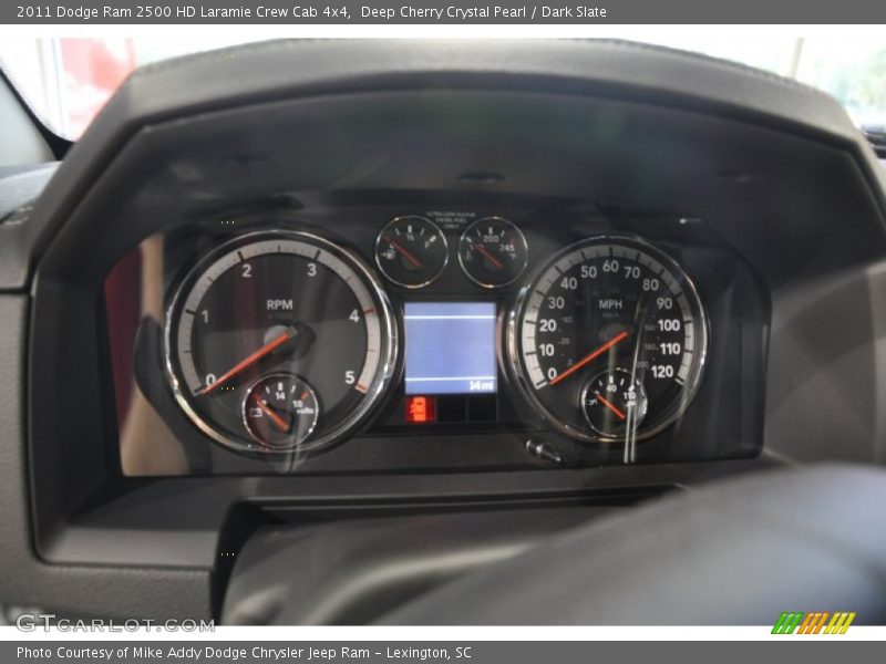 Deep Cherry Crystal Pearl / Dark Slate 2011 Dodge Ram 2500 HD Laramie Crew Cab 4x4