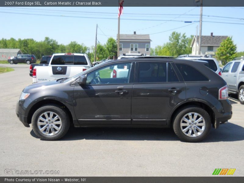Carbon Metallic / Charcoal Black 2007 Ford Edge SEL