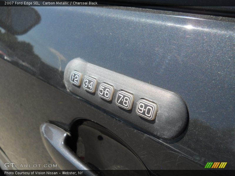 Carbon Metallic / Charcoal Black 2007 Ford Edge SEL