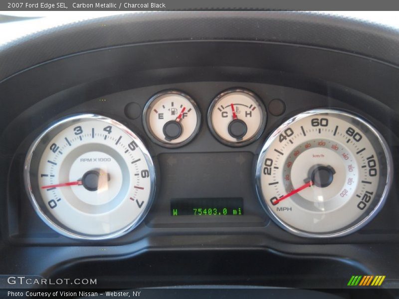 Carbon Metallic / Charcoal Black 2007 Ford Edge SEL